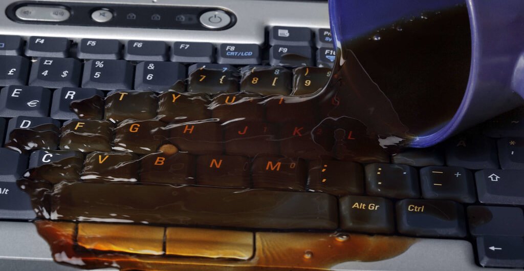 Removing Spilled Coffee, Wine or Soda from your Computer Keyboard